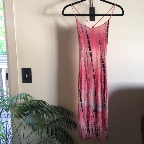 ✨NEW LIST✨Fashion Nova Tie Dye X Back Tank Dress
